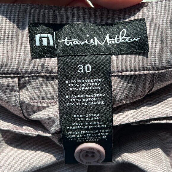 Travis Mathew Performance Golf Shorts Gray Size 30 - Picture 5 of 5